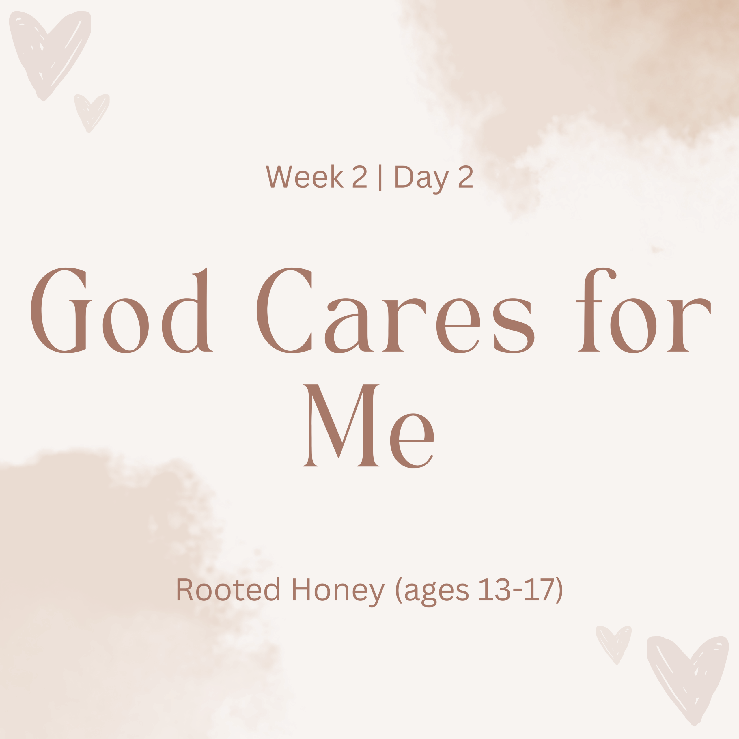 God Cares for Me (Rooted Honey)