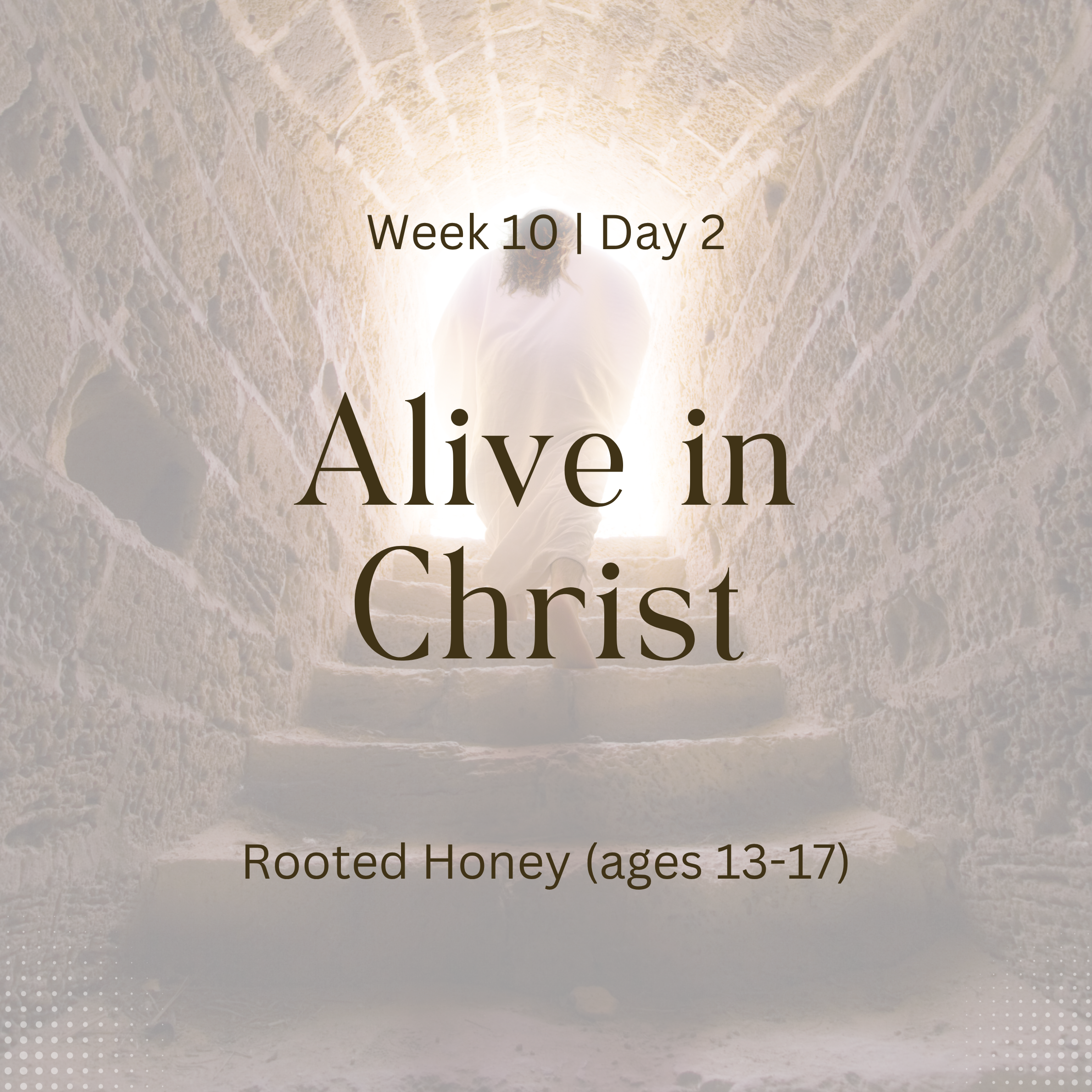 Alive in Christ – Week 10 | Day 2 (Rooted Honey)